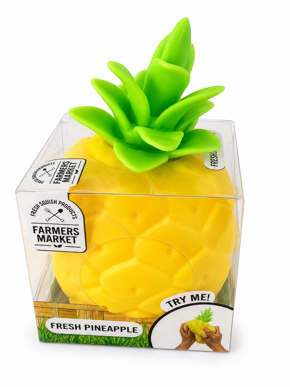 NEW! Sunny Days “Farmers Market” Fresh Pineapple Squiahy Toy